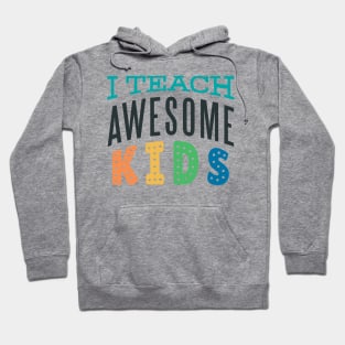 i teach awesome Kids Hoodie